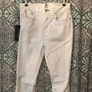 Rag & Bone White Skinny Jeans